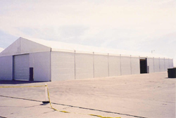 Outdoor Storage in Lancaster, CA | Temporary Warehouse Structures