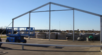 Frame Setup in Sealy, TX | Temporary Warehouse Structures
