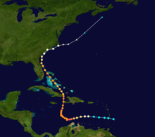 Hurricane Matthew track
